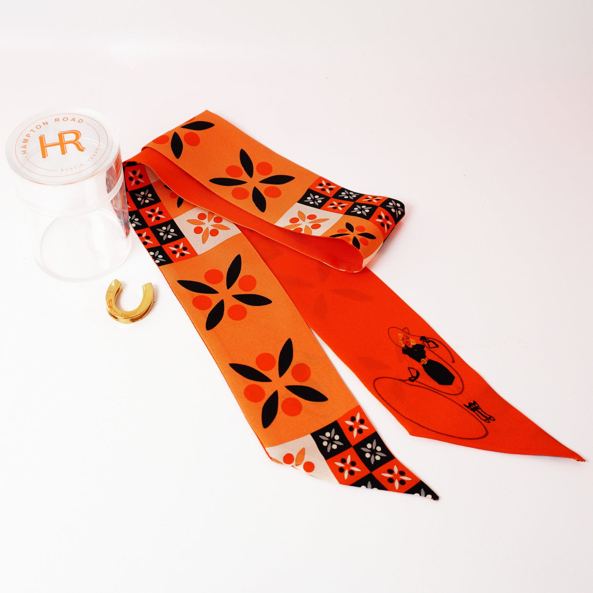 Silk Twill Skinny Scarfs