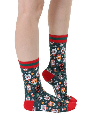 Holiday Women's Bamboo Crew Socks