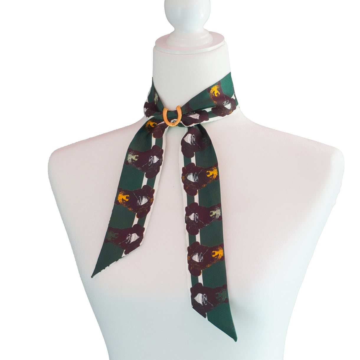 Silk Twill Skinny Scarfs