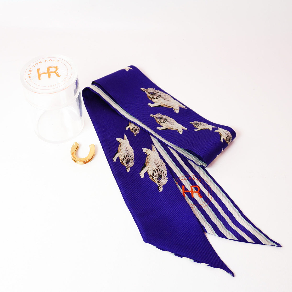 Silk Twill Skinny Scarfs