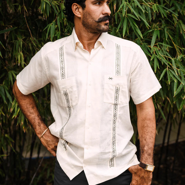 TEJAS GUAYABERA - FLORES