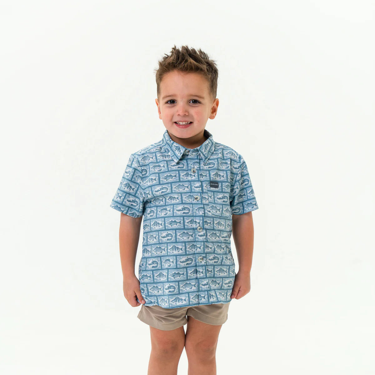 Youth Performance Button Up-Anglers Choice