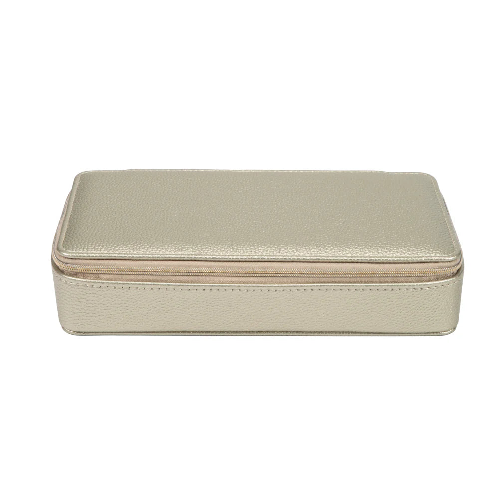 LEAH 2 WEEK TRAVEL PILL BOX - GOLD