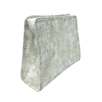 TRVL Roadie Medium Zip Pouch-Bunny Toile Green