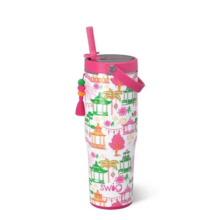 Pagoda Paradise Leakproof To-Go Tumbler 30 oz