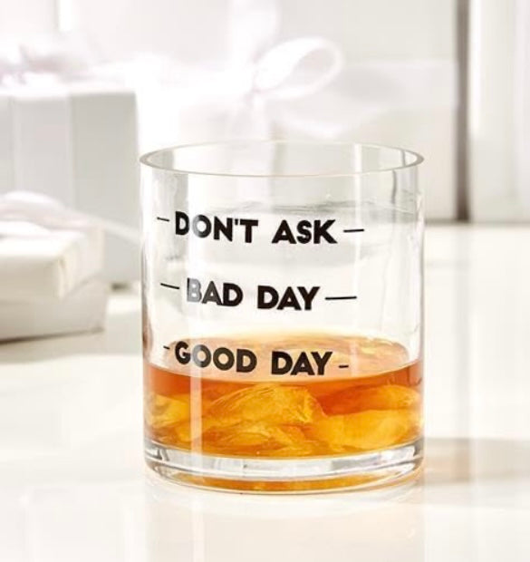Don't Ask Double Old Fashion Glass