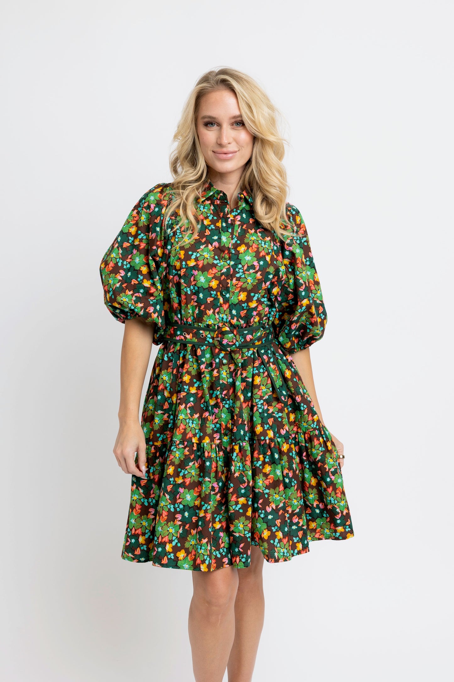 Fall Floral Dress