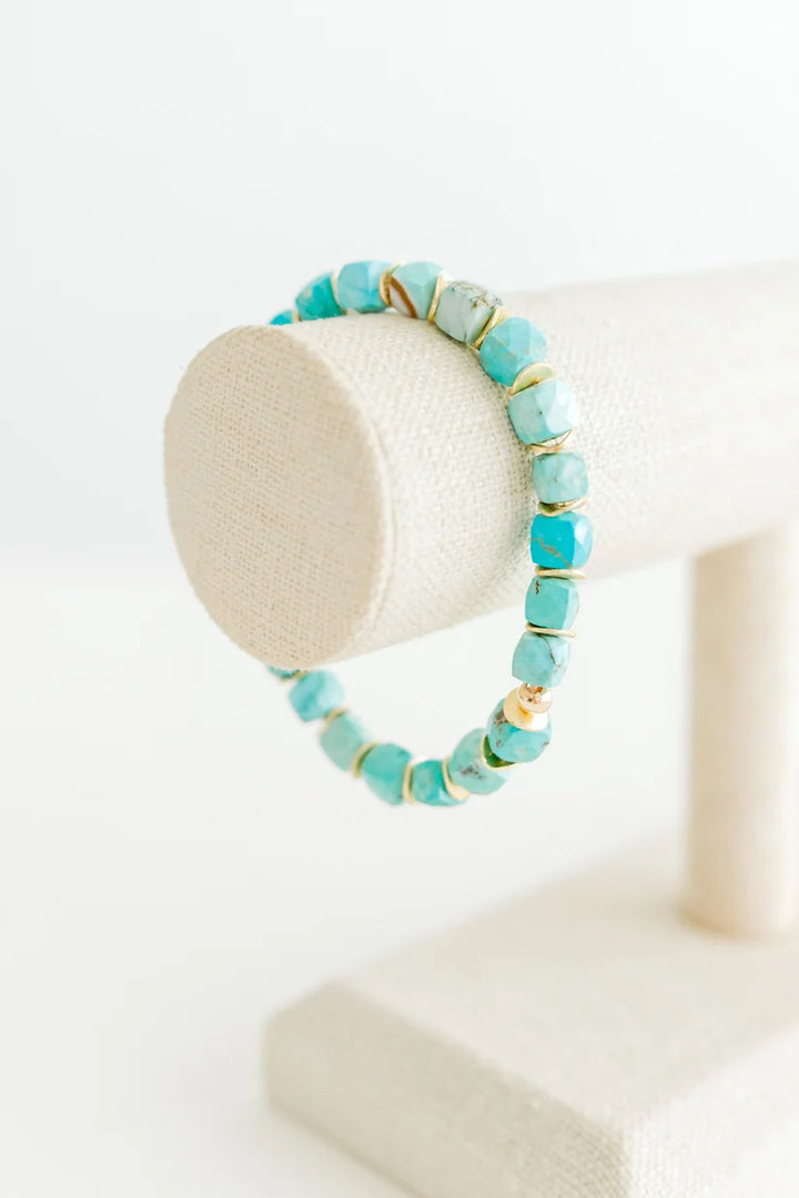 Turquoise Faceted Bracelet