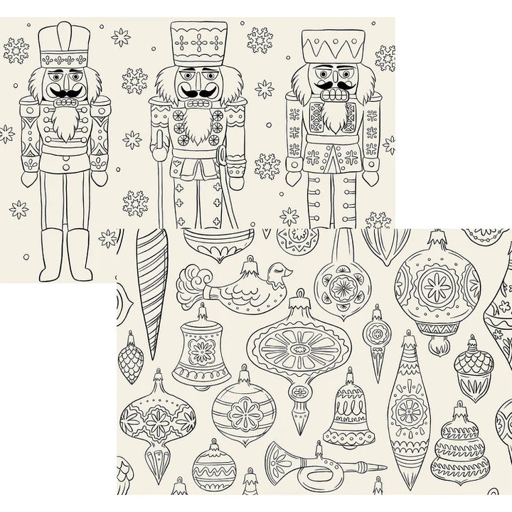 Hester & Cook Die-cut Christmas Coloring Placemat