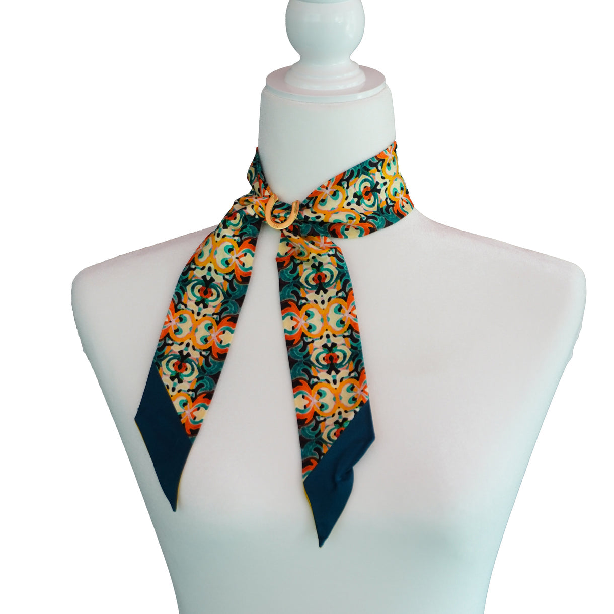 Silk Twill Skinny Scarfs