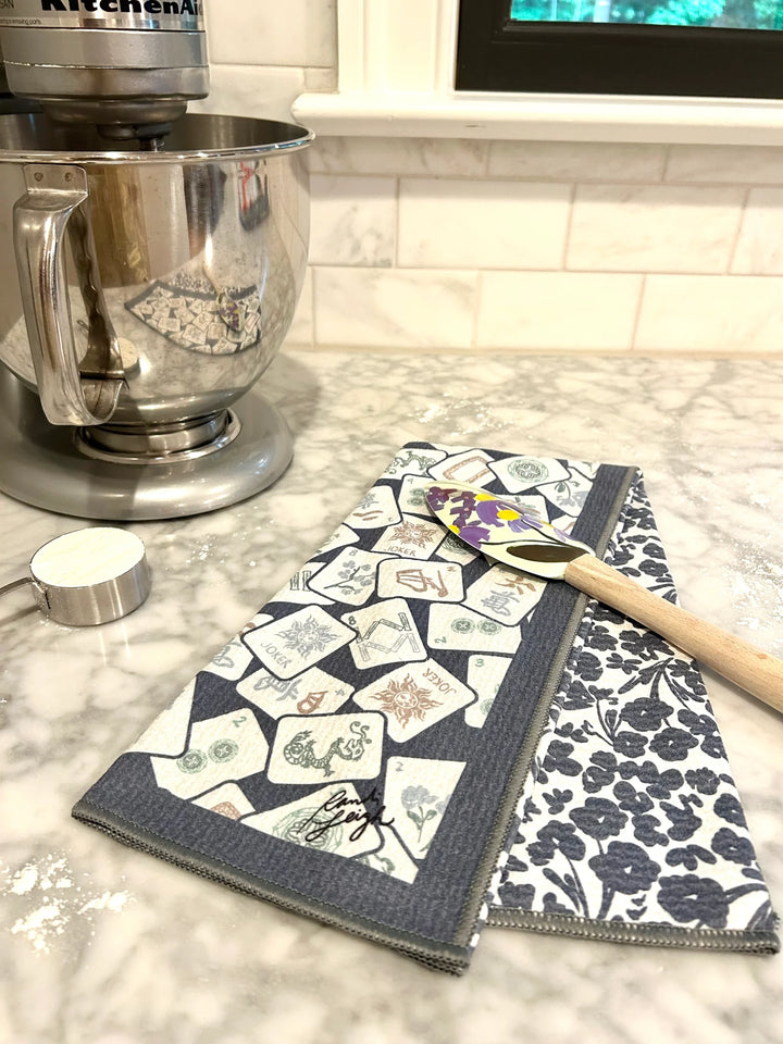 Bam & Bloom Tea Towel - Double Sided