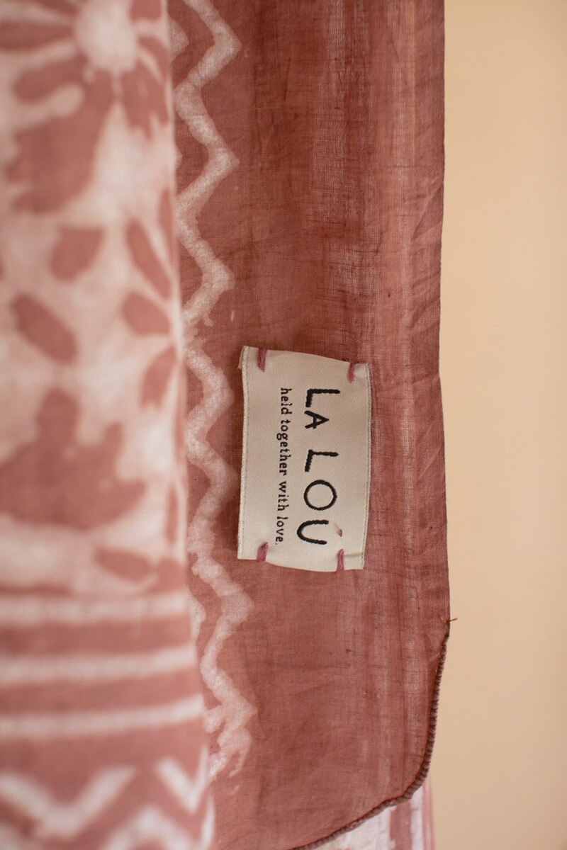 Mud-Block-Printed Scarves