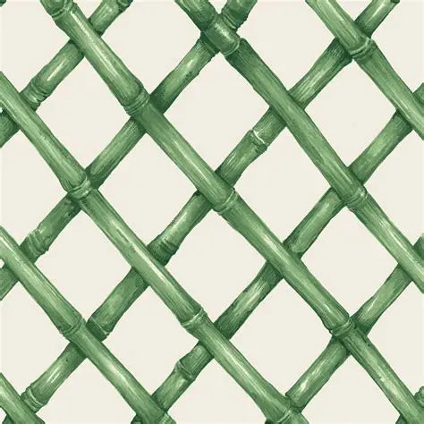 Green Lattice Cocktail Napkins