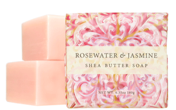 Greenwich Bay Shea Butter Soap - ROSEWATER & JASMINE