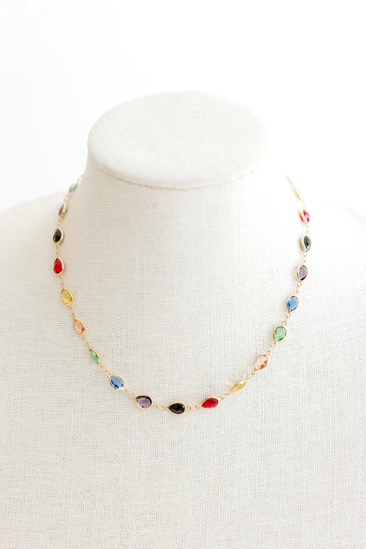 Multi Teardrop Necklace