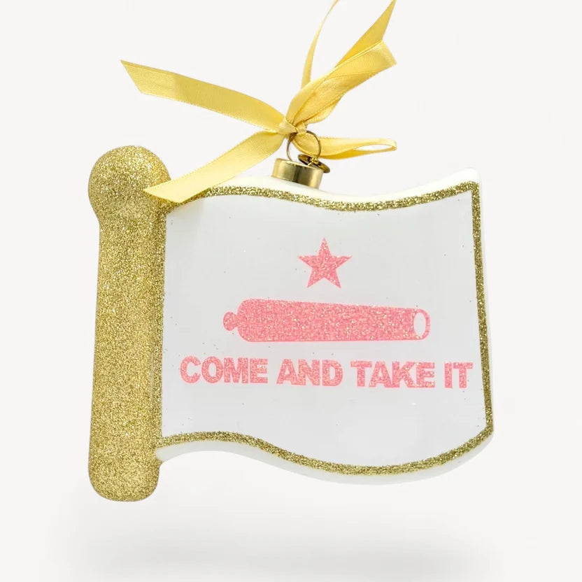 Come and Take It Flag Texas Christmas Ornament | Texan Christmas 2026 Edition