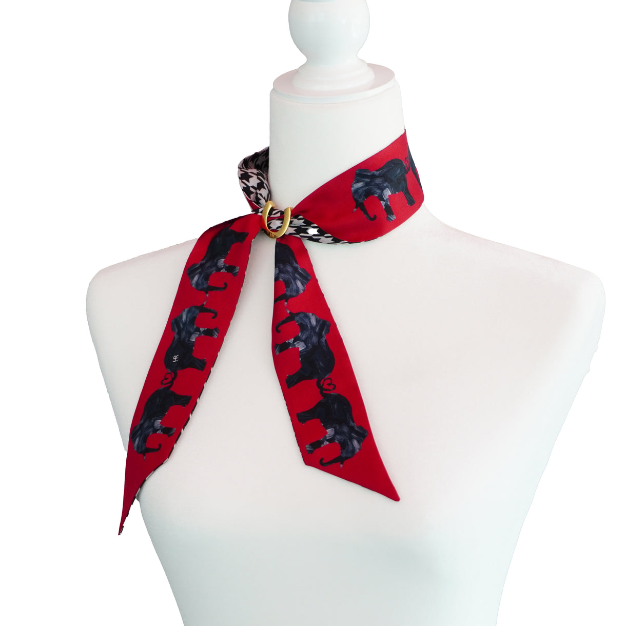 Silk Twill Skinny Scarfs