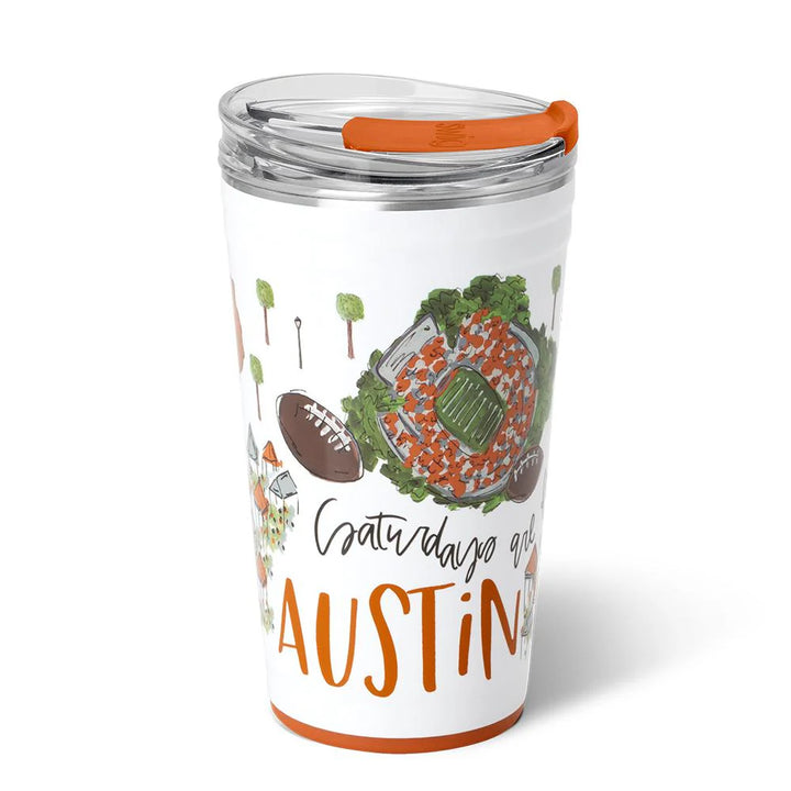 Saturdays in Austin Party Cup 24oz