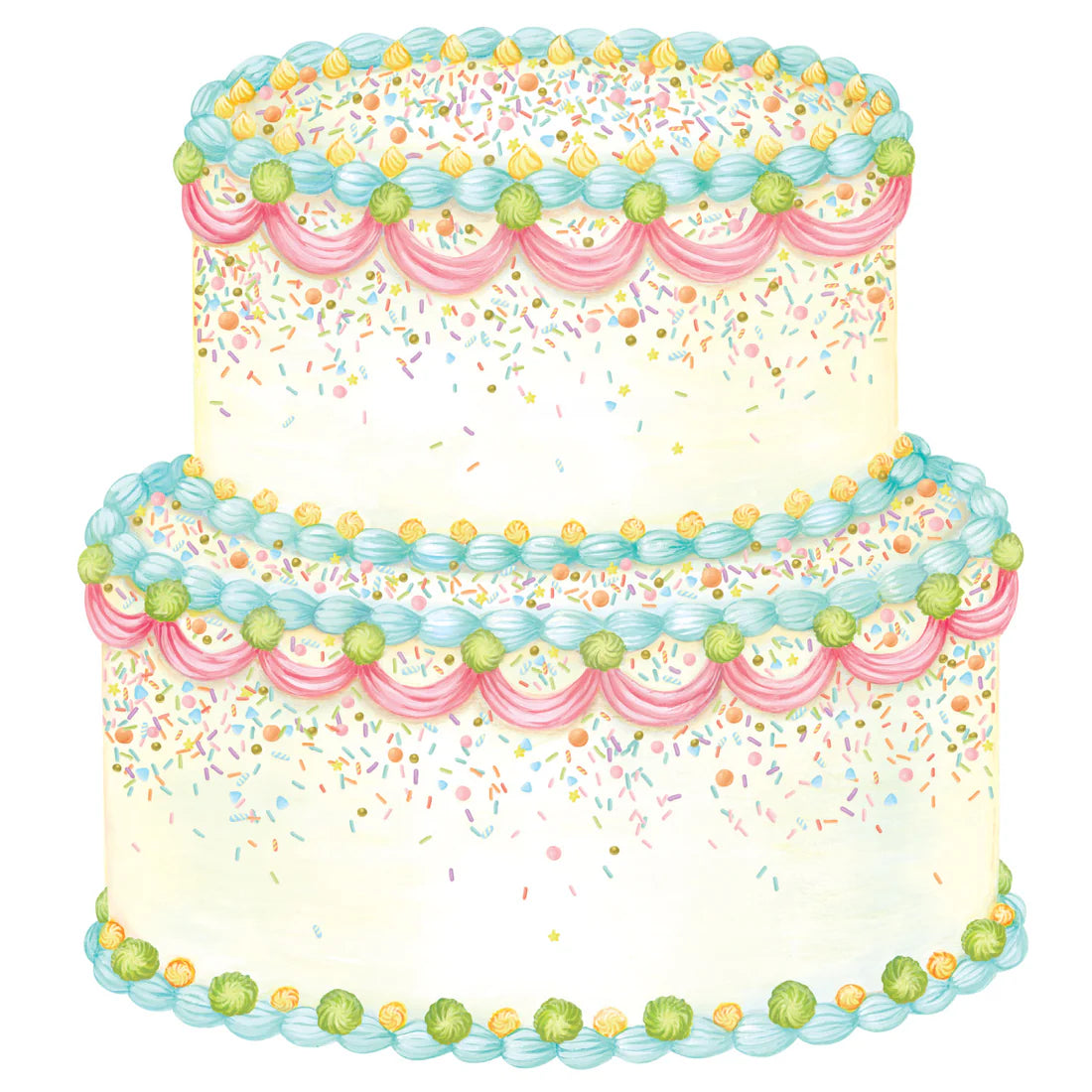 Birthday Cake Placemat Sheets of 12