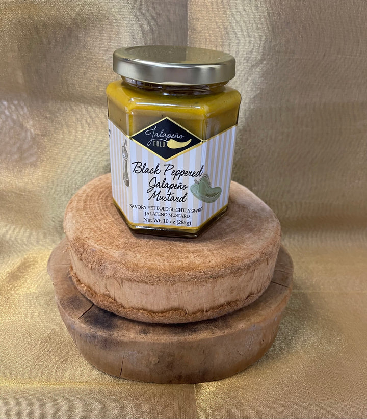 Black Peppered Jalapeno Mustard
