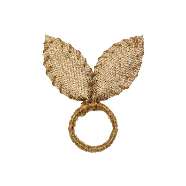 Burlap Bunny Ears Napkin Ring