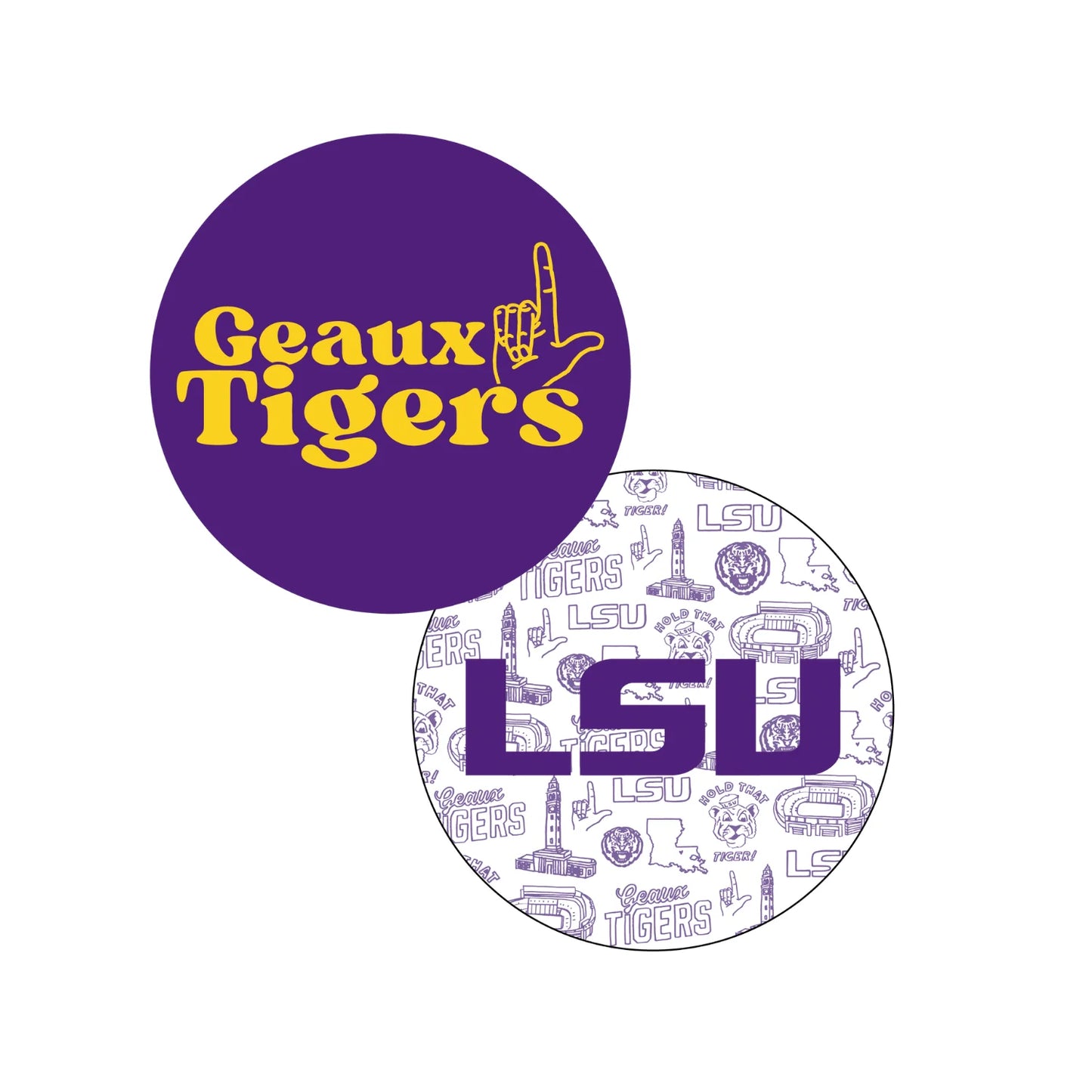 LSU Coasters
