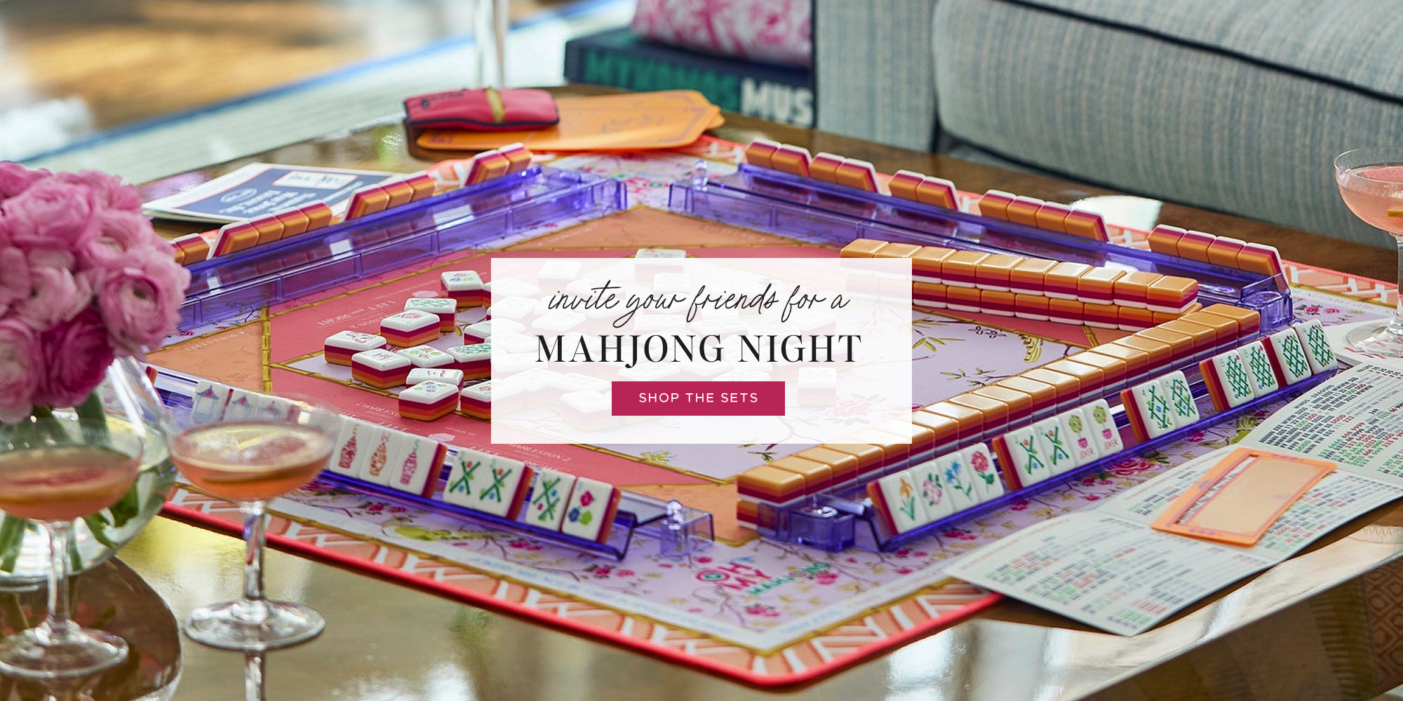 Shop our gorgeous Mahjong sets!