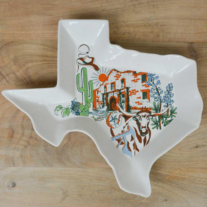 Texas Shaped Platter