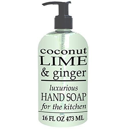 Greenwich Bay Trading Co. Luxurious Hand Soap For The Kitchen, 16 Ounce, Coconut Lime & Ginger