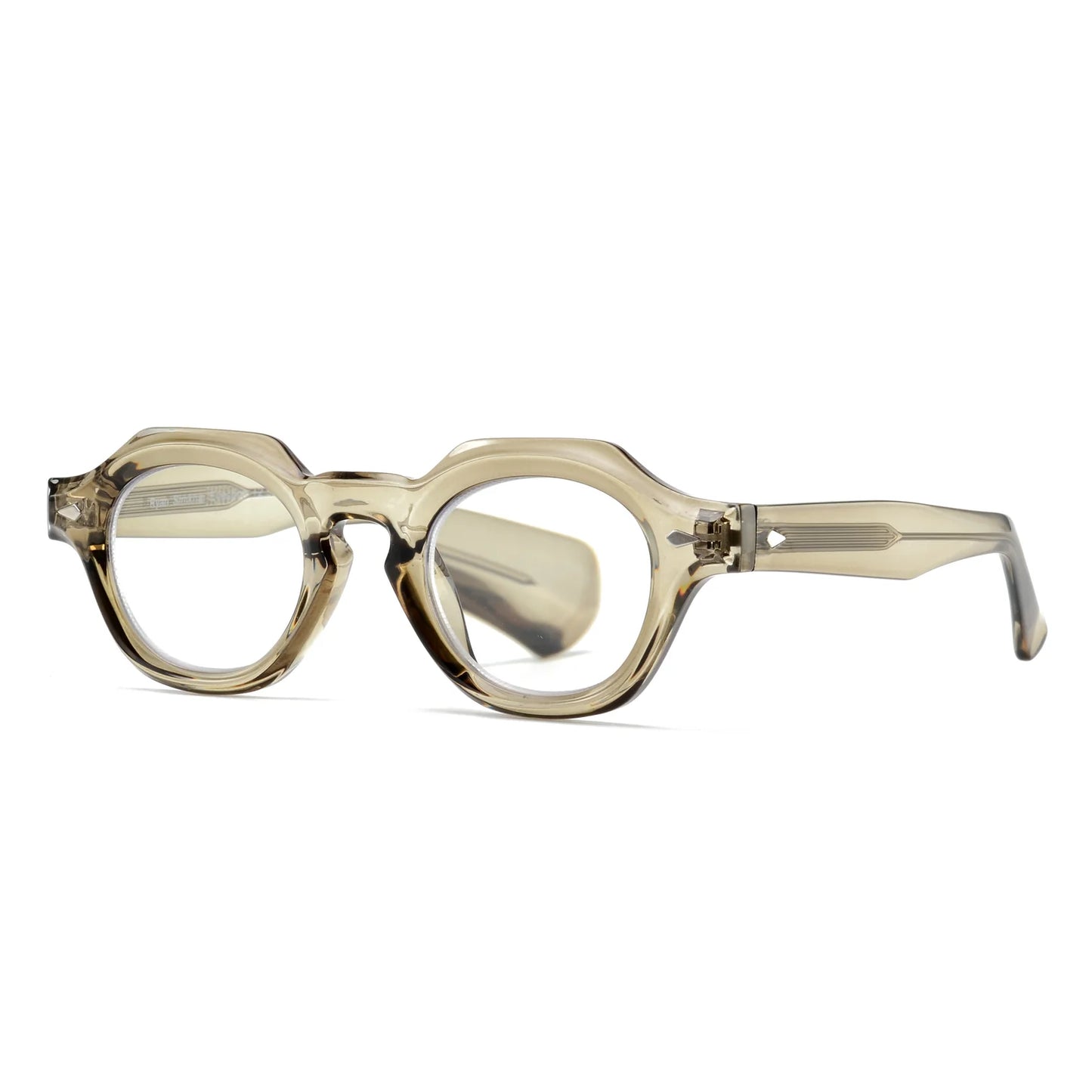 Toby Readers in Transparent Olive Green