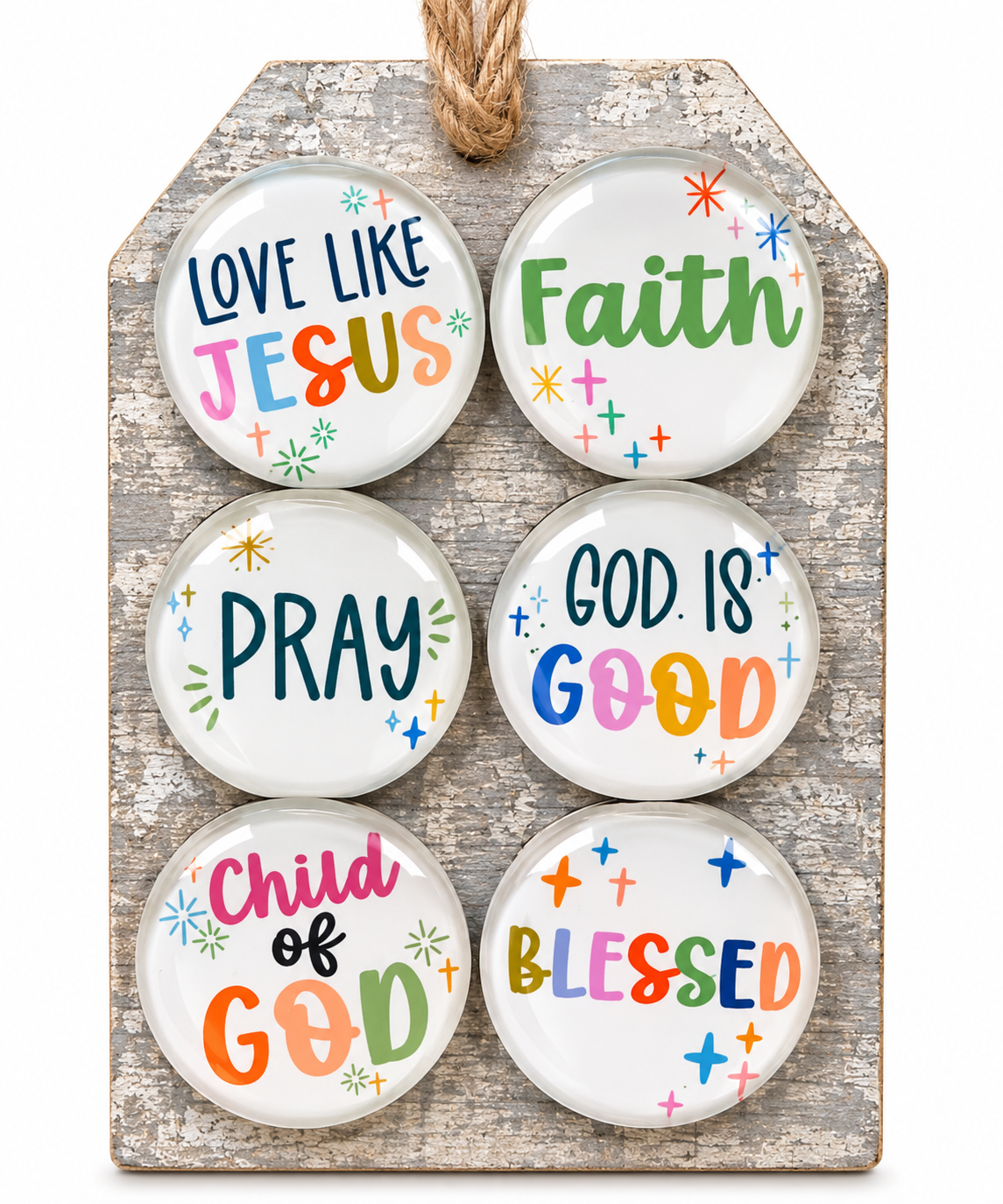 Christian Inspirational Religious Magnet Set – Set of 6