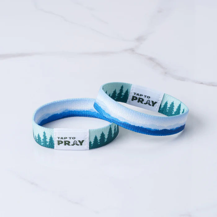 Tap To Pray® Wristband – Mountains & Forests