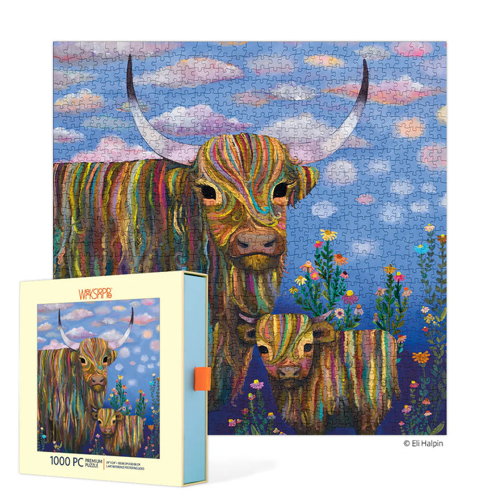 Highland Cows 1000 Piece Puzzle