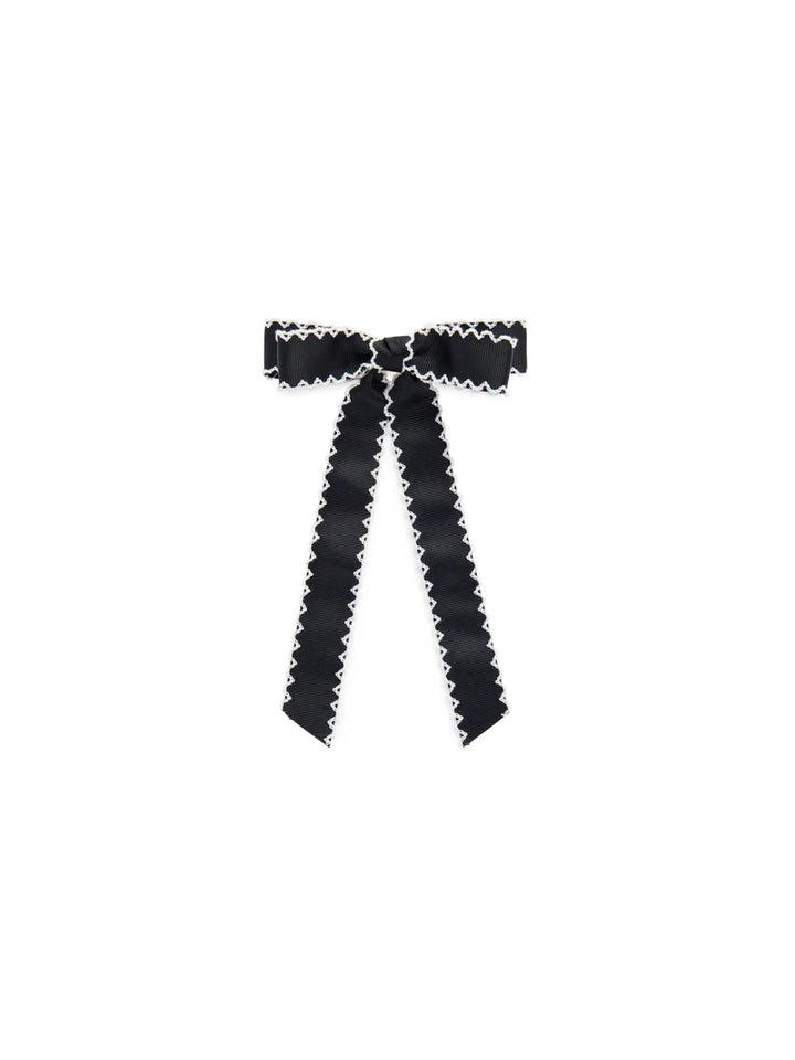 Shiraleah Scallop Trim Bow Clip