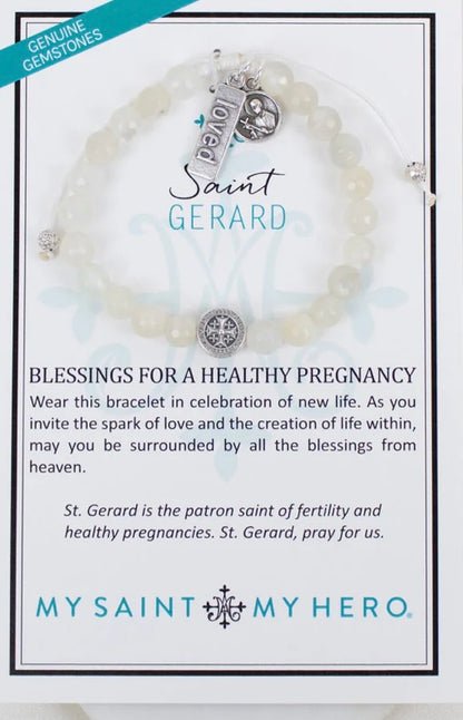My Saint My Hero                             St. Gerard Blessings for a Healthy Pregnancy Bracelet