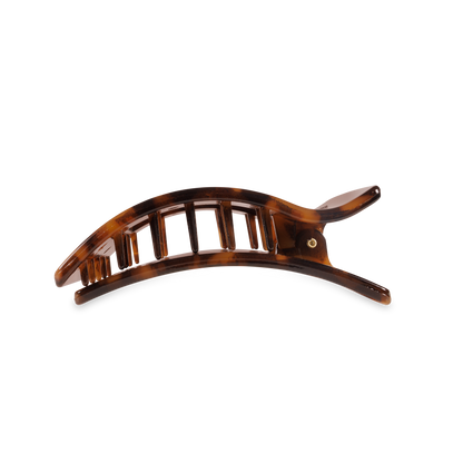 Flat Rectangle Hair Clip | Medium | Tortoise