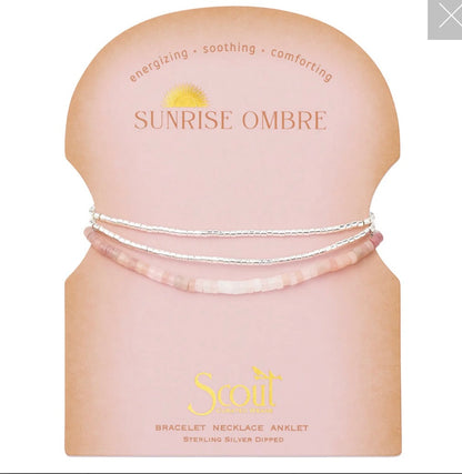 Scout Ombre Stone Wrap - Sunrise/Silver