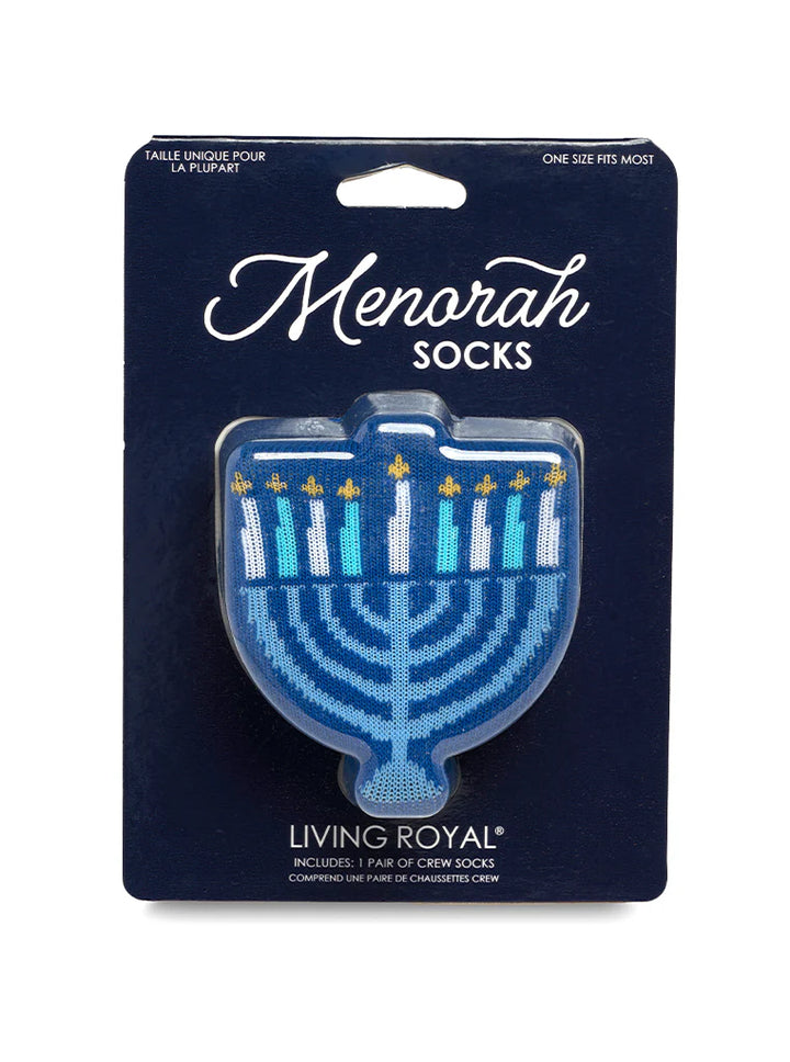 LIVING ROYAL Menorah 3D SOCKS