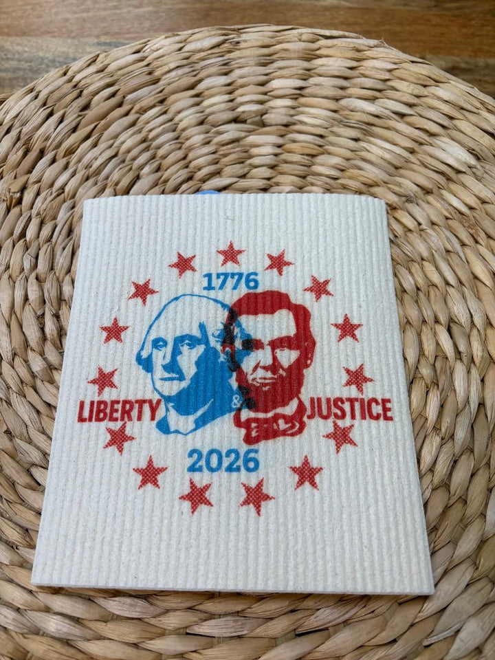 Swedish Dish Cloth American Busts