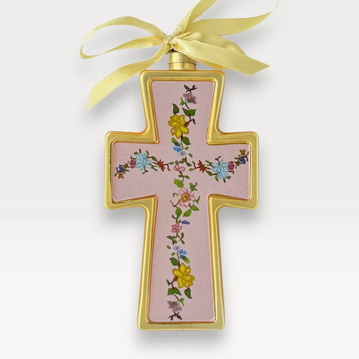 Lauren Clyburn Cross Blown Glass Christmas Ornament – 2026
