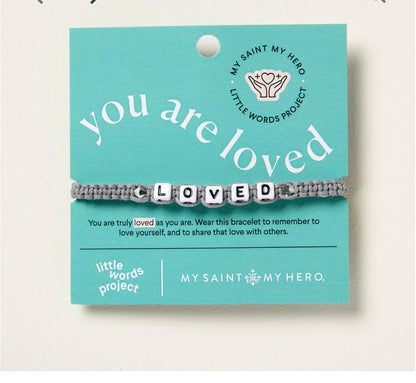 Little Words Project and My Saint My Hero Loved Bracelet