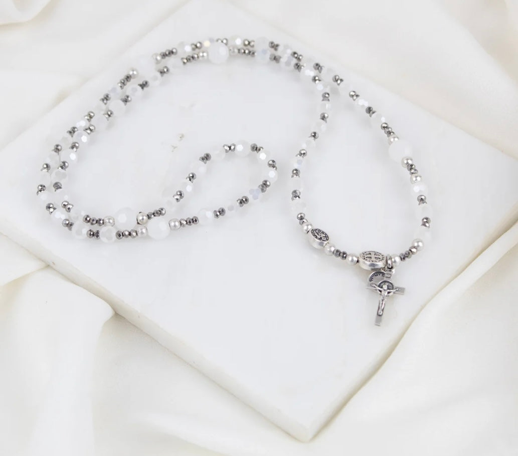 My Saint My Hero                        Rosary Wrap Bracelet