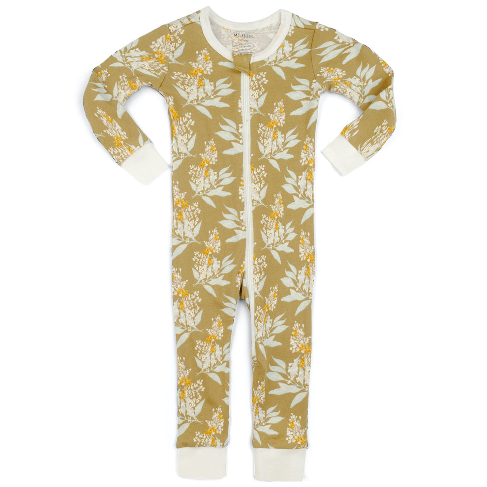 Gold Floral Organic Cotton Sleep Wear