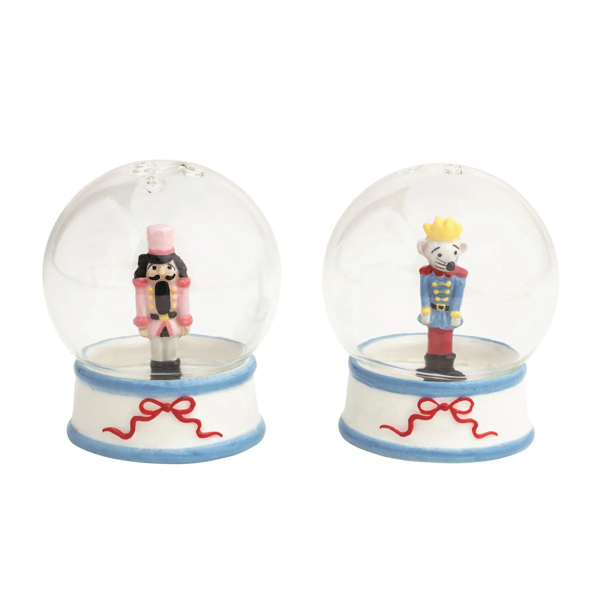 Nutcracker Snow Globe Salt & Pepper Set
