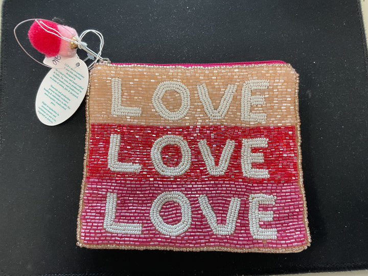 Beaded Love bag