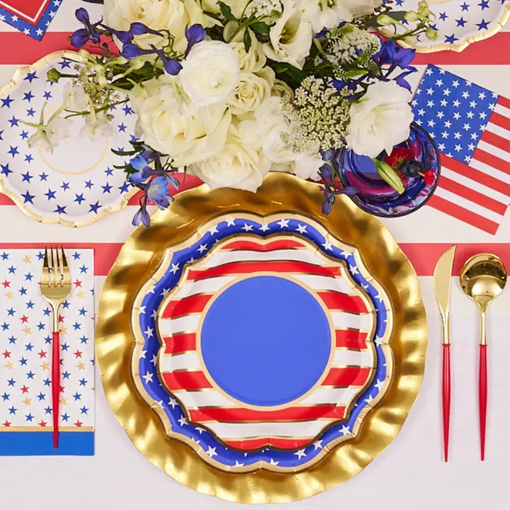 Party in the USA Salad Plates/8pk
