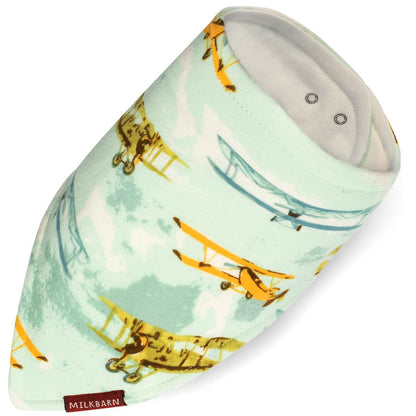 Organic Cotton Three-Layer Kerchief Bib