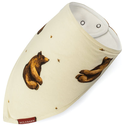 Organic Cotton Three-Layer Kerchief Bib