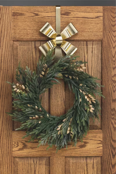 Gold Bow Wreath Hanger