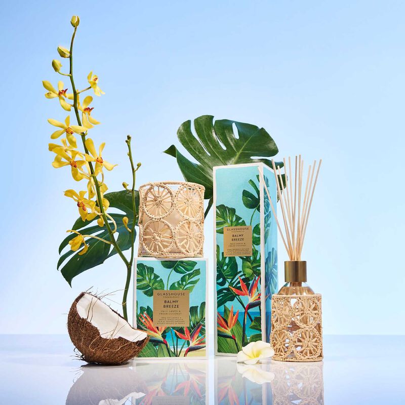 Glasshouse Fragrances Balmy Breeze Soy Candle 380g